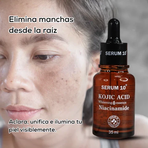 Elimina Manchas y Arrugas en 2 Semanas-Serum Acido Kojico+Niacinamida